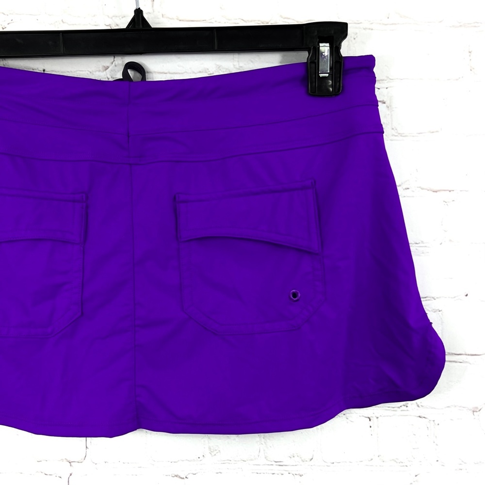 ↪️Relisted!NWT |•ATHLETA•| Purple 'Fun In The Sunepas' Drawstring Skirt Small - Picture 4 of 14